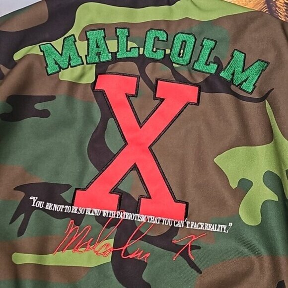 Malcolm X Camo Work Jacket Size 2X New - Picture 6 of 10